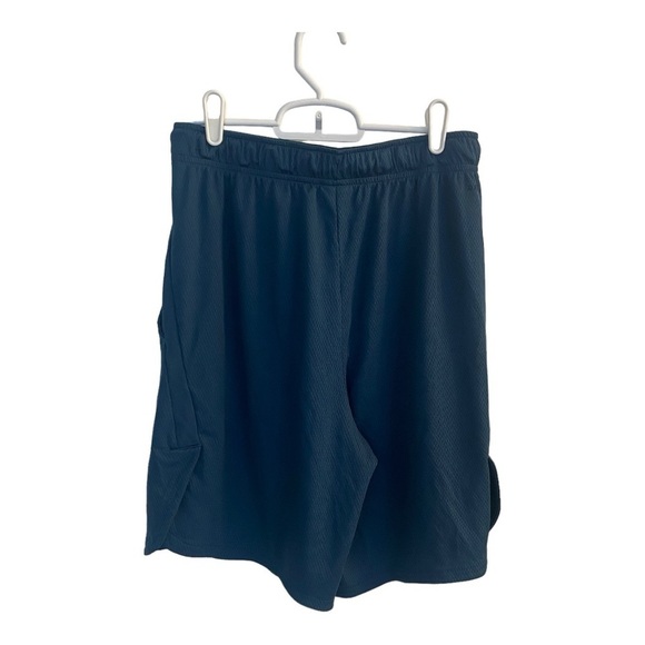 Nike Dri-Fit Green/Blue  Mesh Elastic Waist Long Athletic Shorts Sz M - Picture 3 of 9